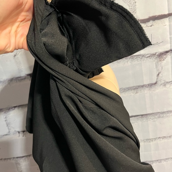 Vintage 1980’s b.b. Collections by barbarabarbara Black Dress Size 14 - Picture 7 of 8